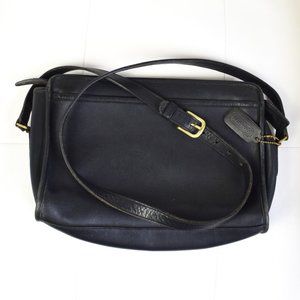 Coach Black Leather Crossbody Bag